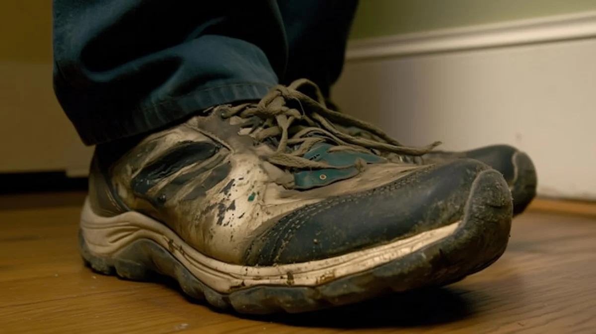 clean old running shoes at home