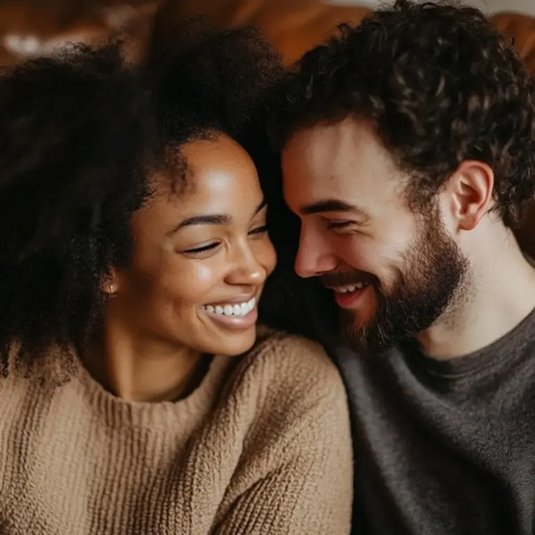 couple honest conversation at home