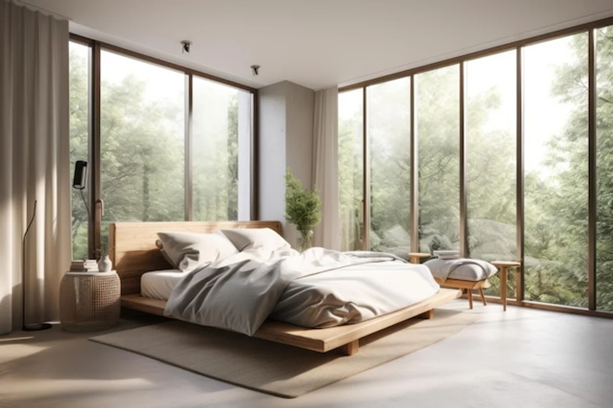 modern feng shui bedroom interior