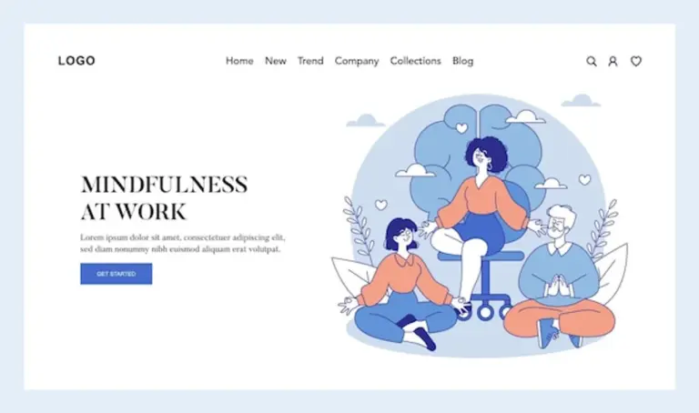 relaxed office worker happy prevention burnout