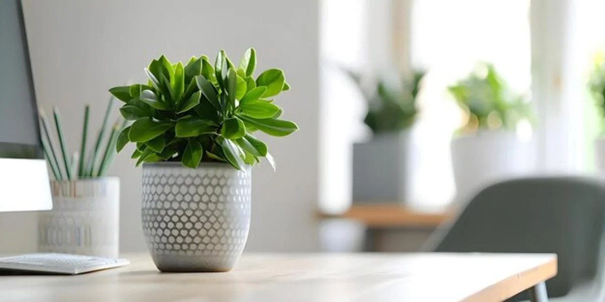 home office plant desk feng shui productivity