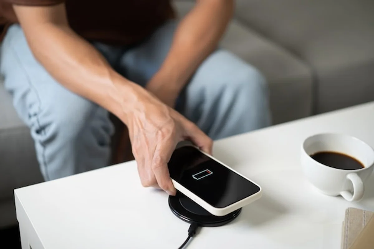 wireless charger lifestyle home coffee