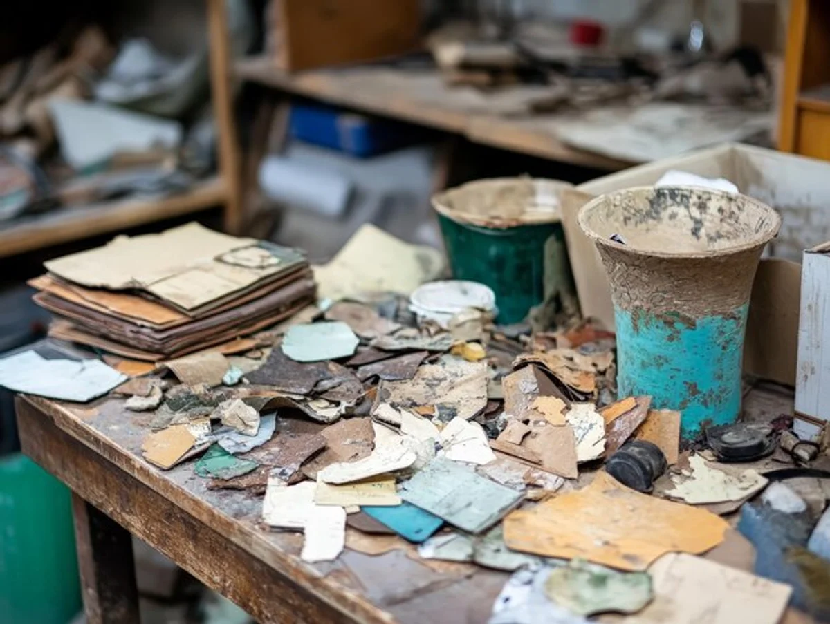 upcycling art from household waste