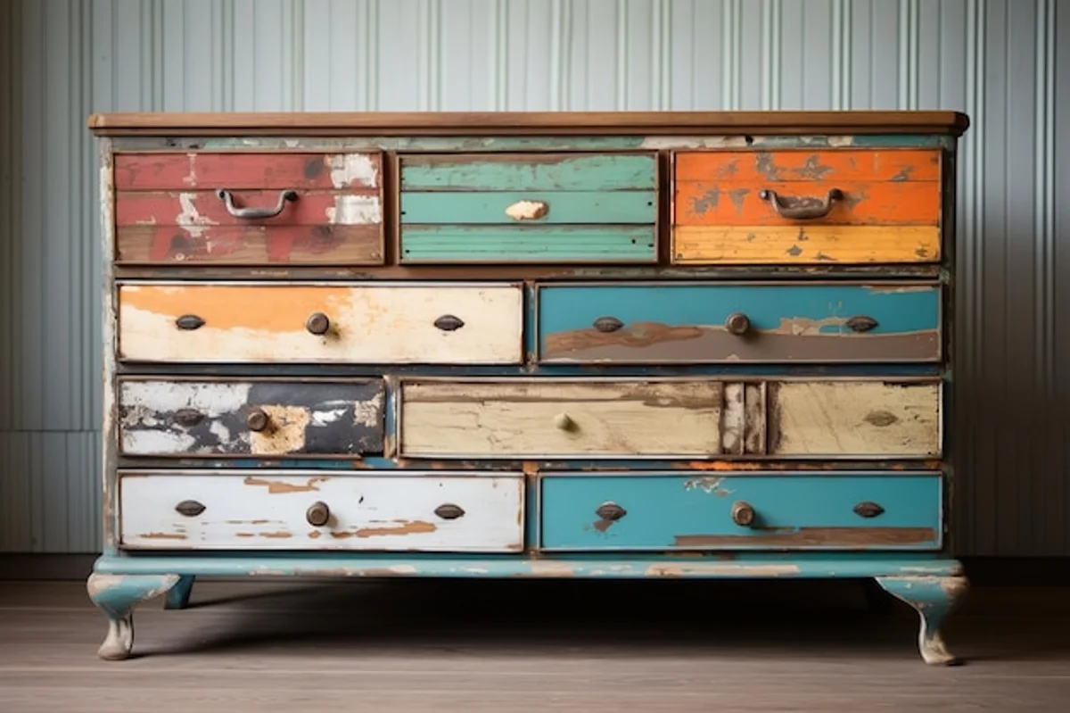 upcycled furniture diy project