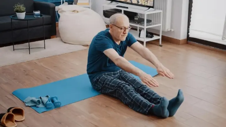 senior active gentle back exercises home mat