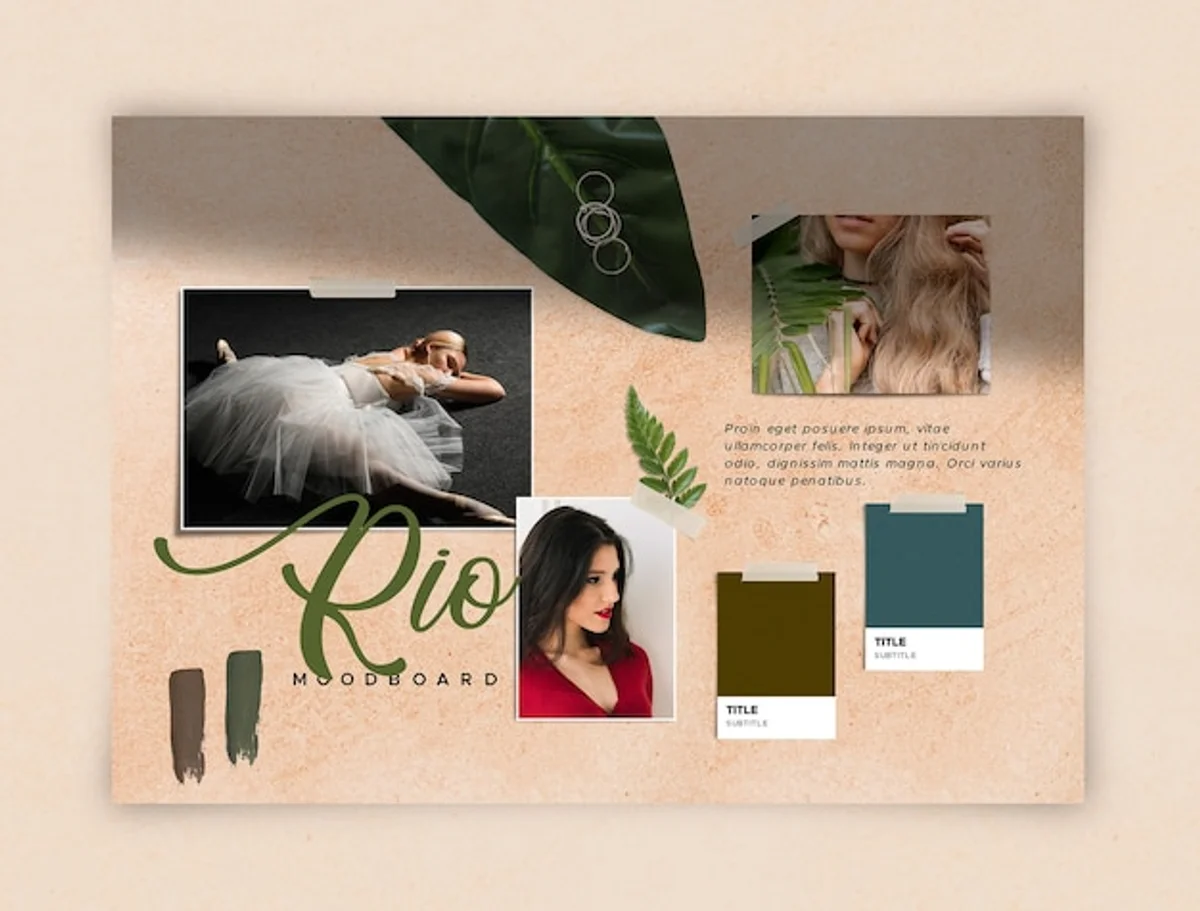 artist sketchbook moodboard creative process