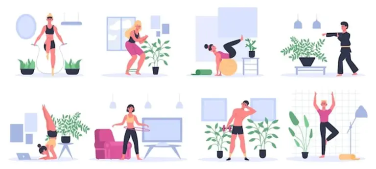 creative home workout with household items for adults