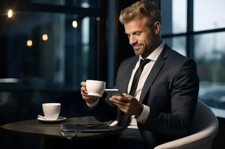coffee break productive work modern office