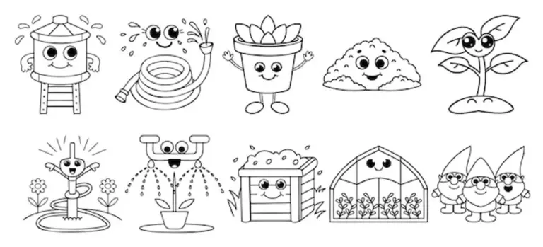 creative drawing of everyday objects on doodle paper