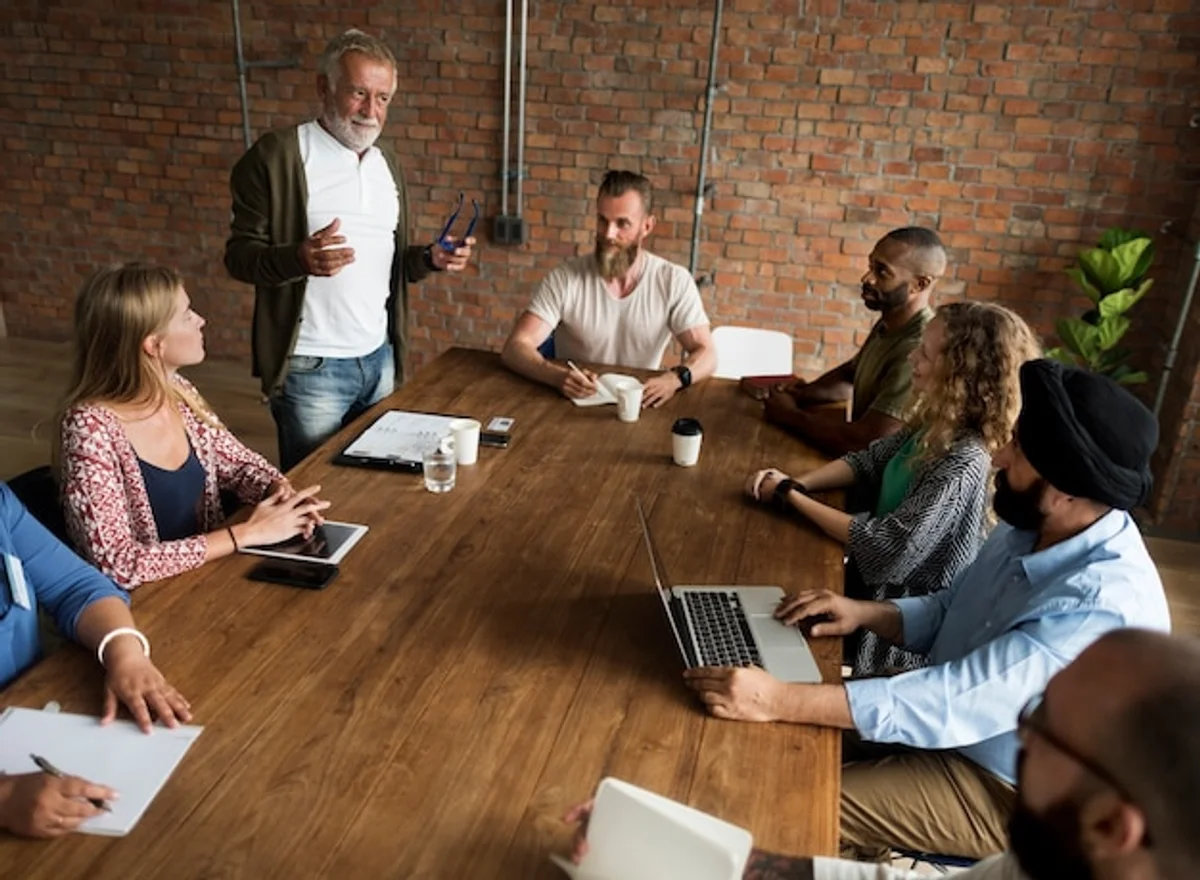 active listening real people office conversation Germany
