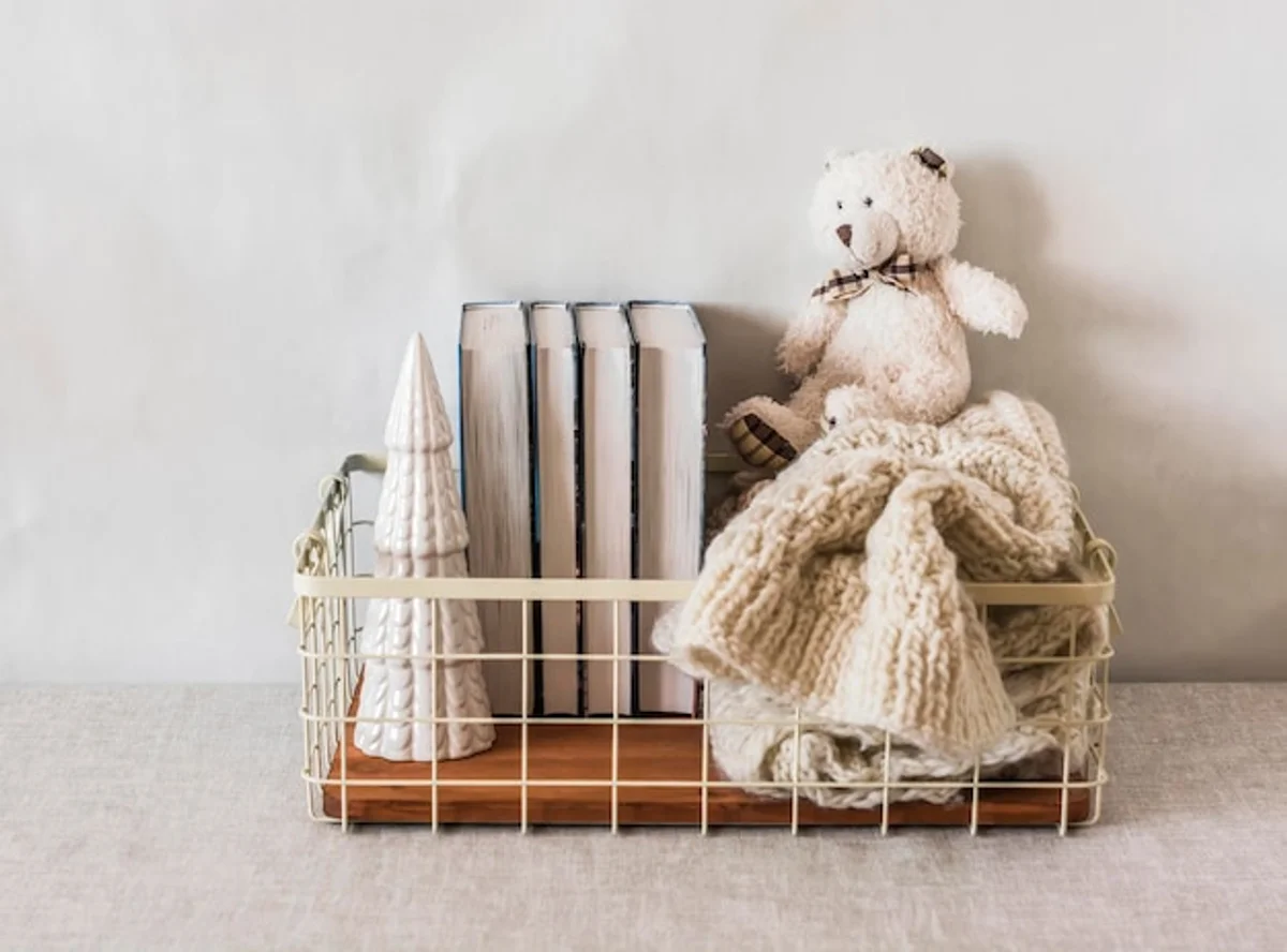 living room basket storage solutions cozy interior