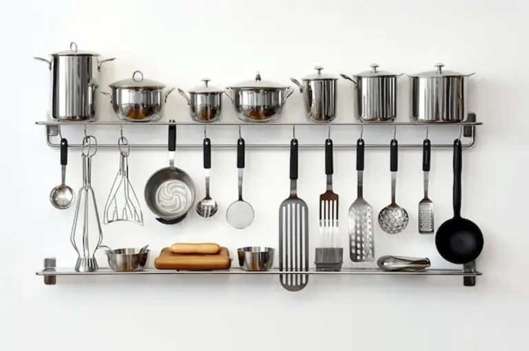 minimalistic spice shelf organized kitchen harmony