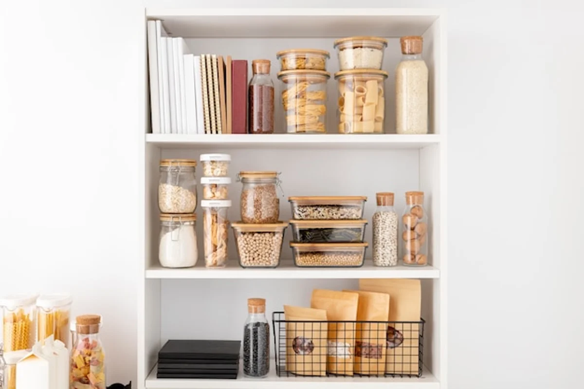 organized spice jars feng shui kitchen