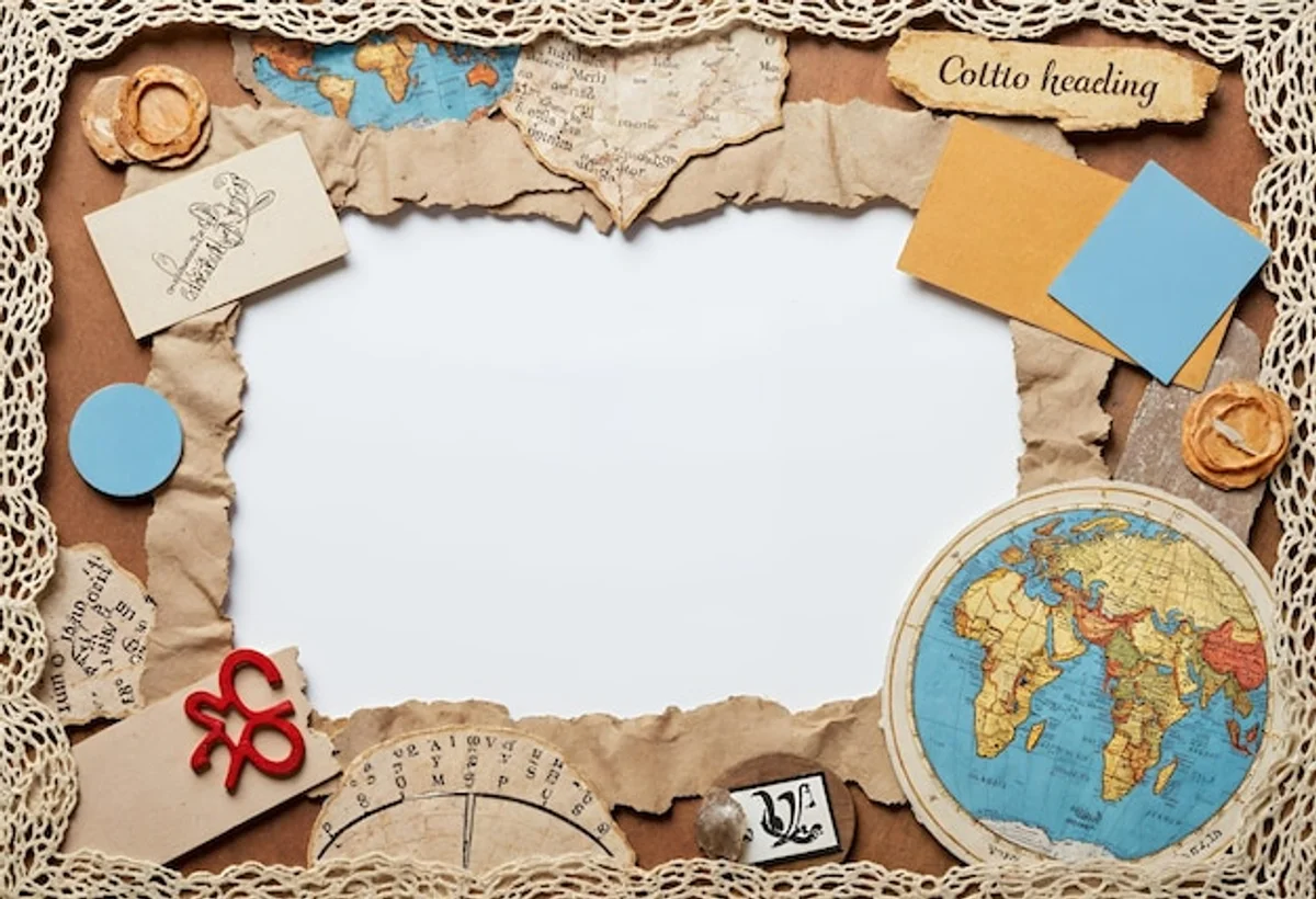 travel map diy picture frame