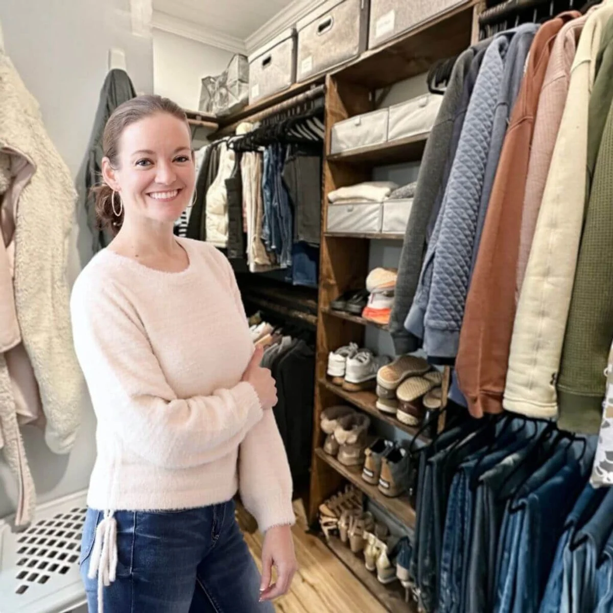 closet decluttering making money germany woman