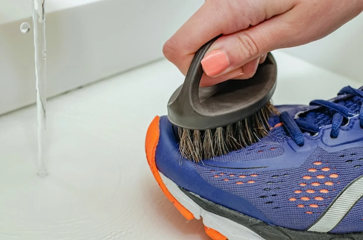 worn running shoes repair at home