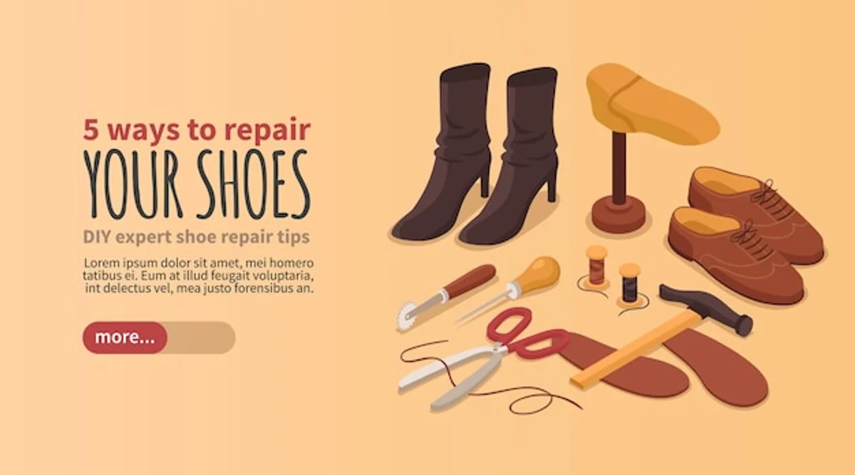 repair torn running shoe heel inside diy