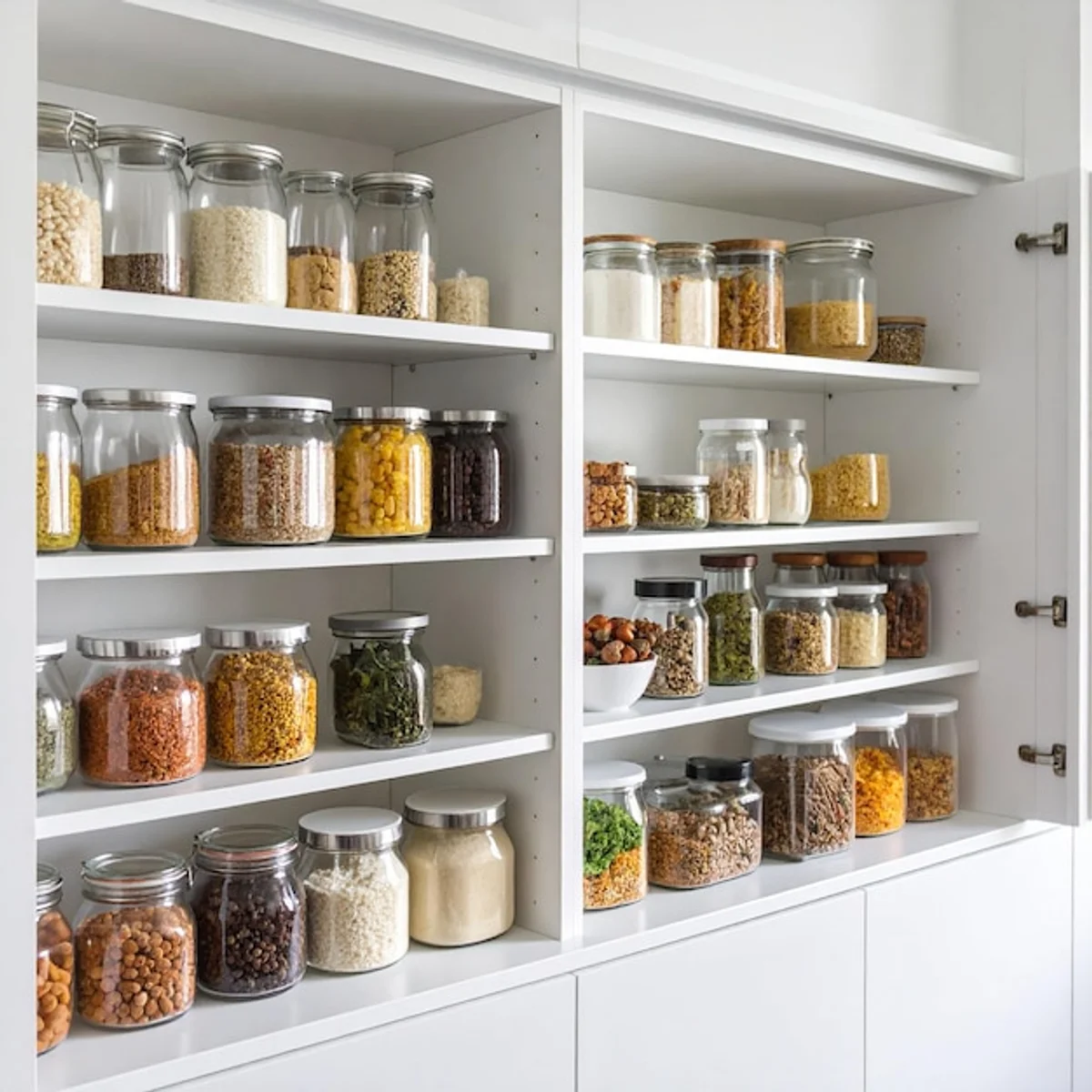 glass jars diy organization home office