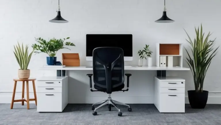 modern minimalist office productivity workspace