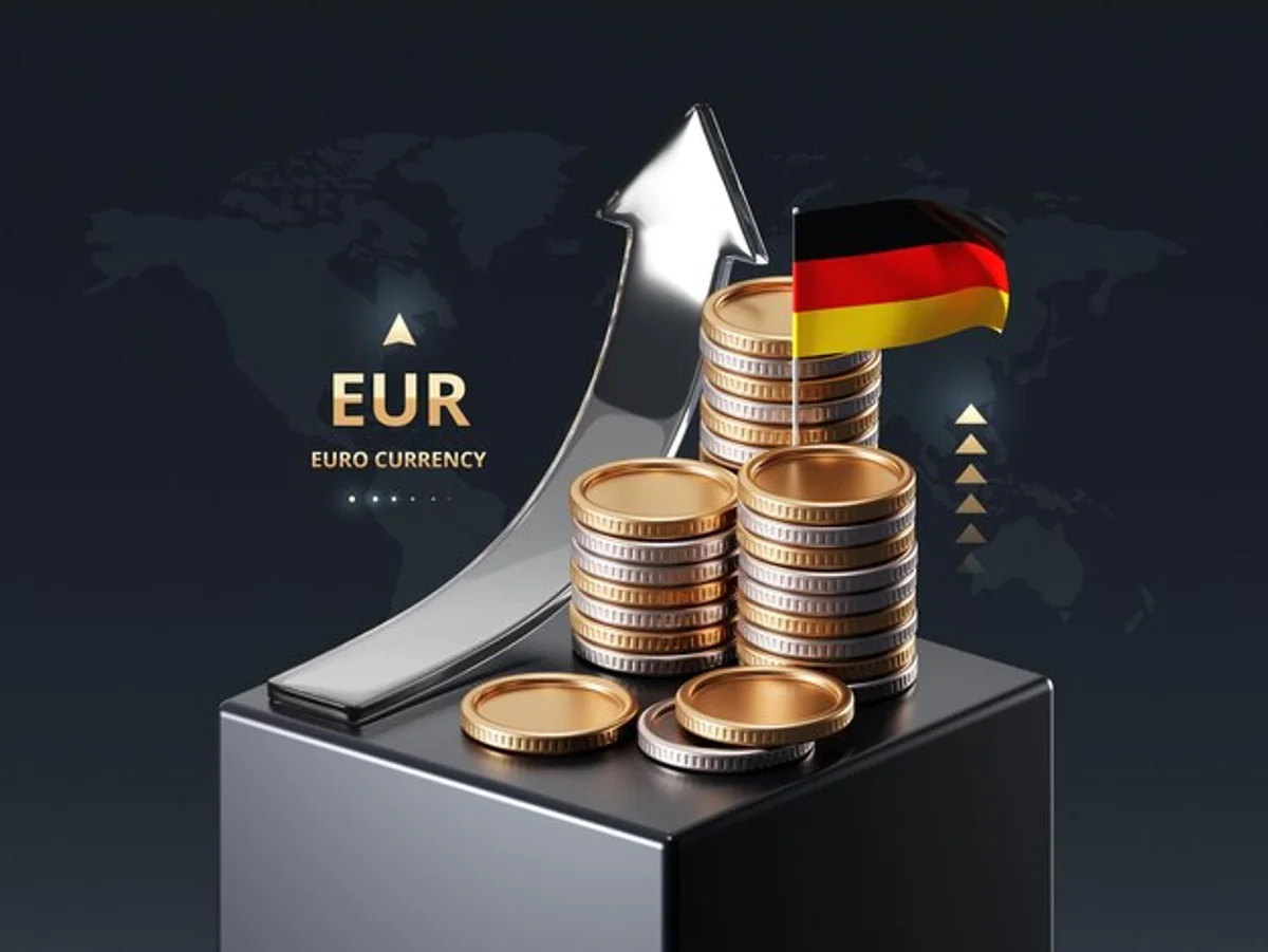german sustainable investing concept eco piggy bank