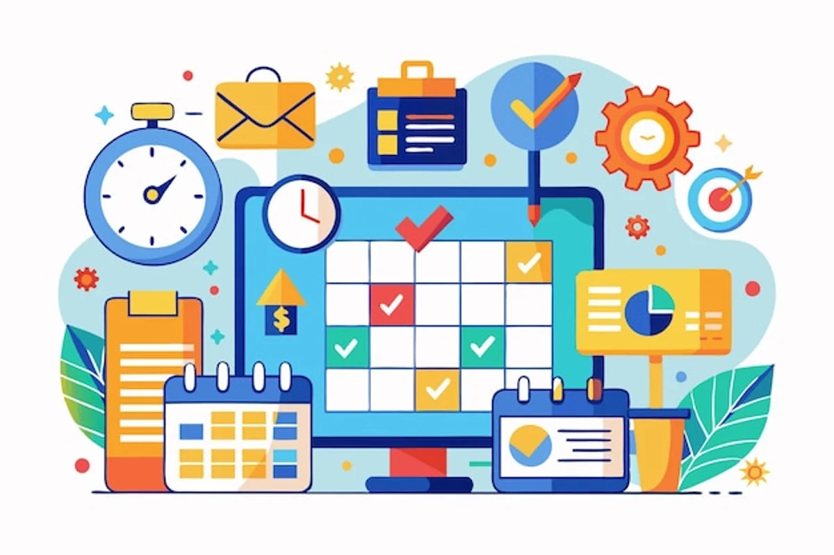 time blocking method productivity workspace