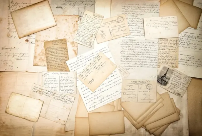 vintage handwritten letters sentimental nostalgia