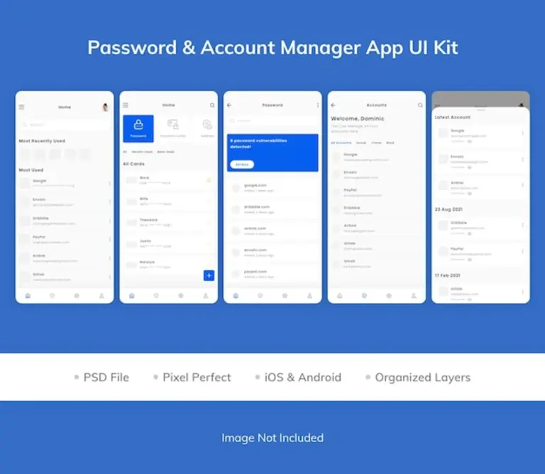modern password manager app sync across devices