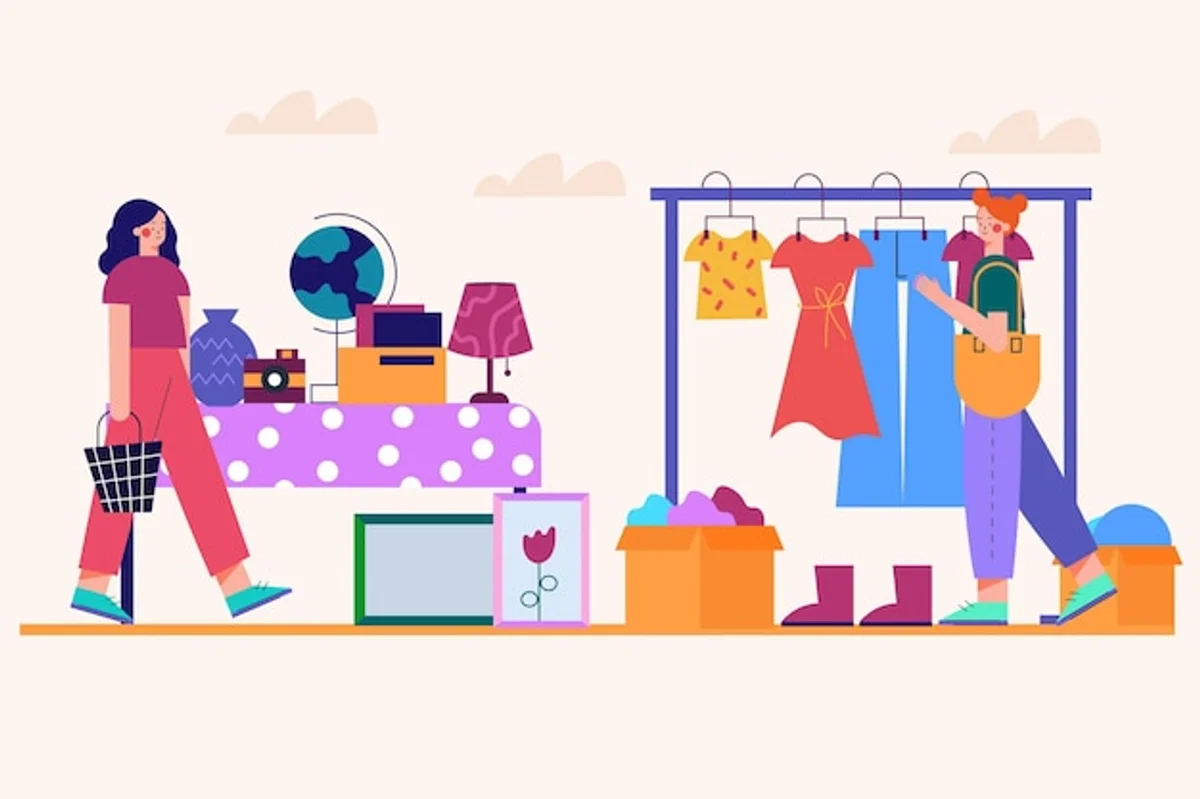 Flohmarkt Kleidung verkaufen Deutschland