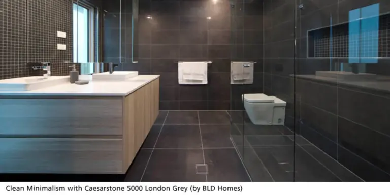 cluttered and organized bathroom comparison Germany modern style
