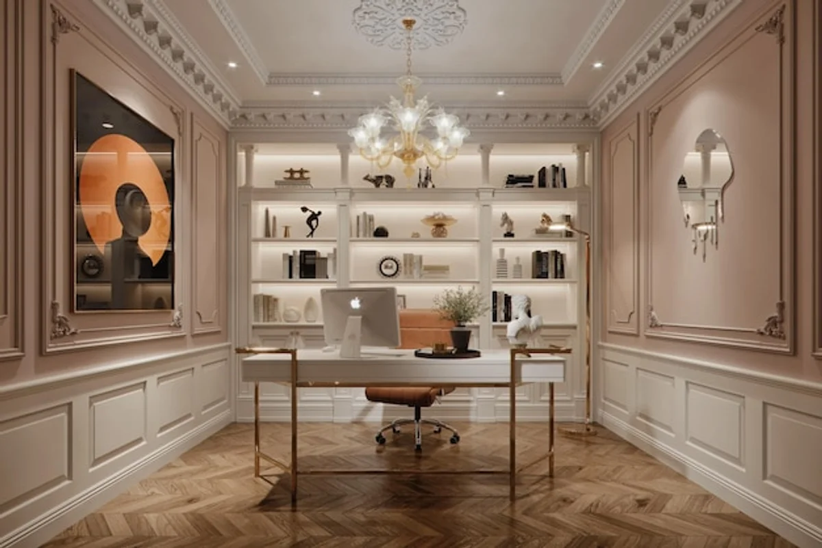 Digital art studio Berlin graphic designer modern workspace