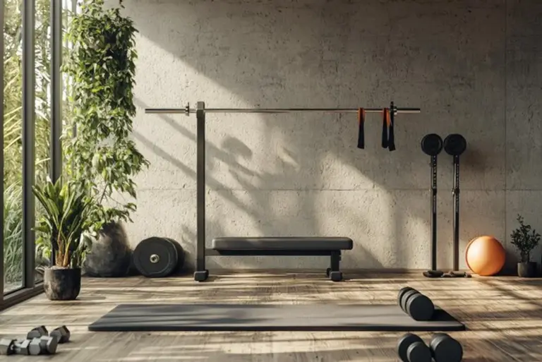 modern minimalist home workout motivation