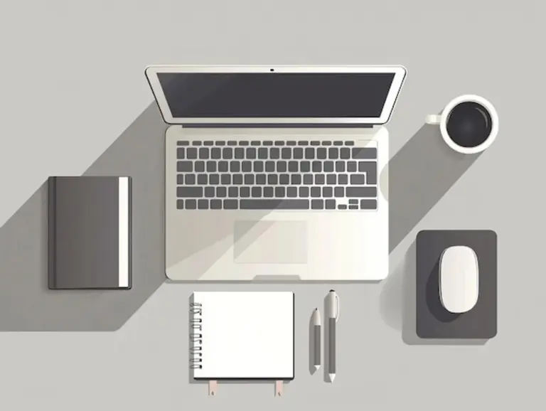 minimalist home office productivity app focus