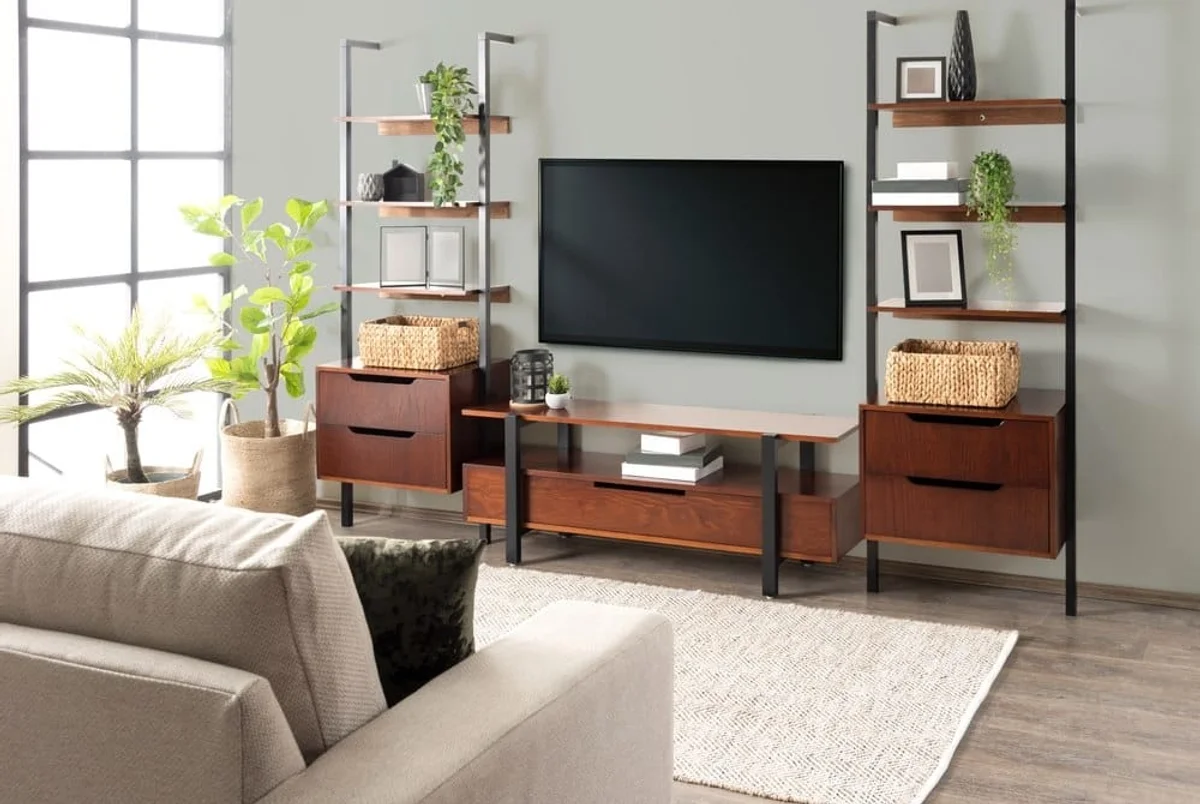 cord management hidden smart home devices living room feng shui