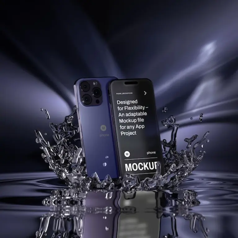waterproof smartphone app interface