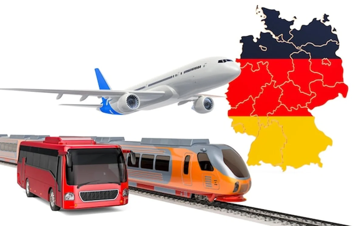 modern german intercity bus travel passengers