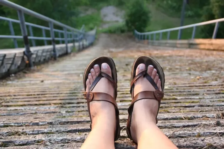 barefoot walking healthy lifestyle Germany
