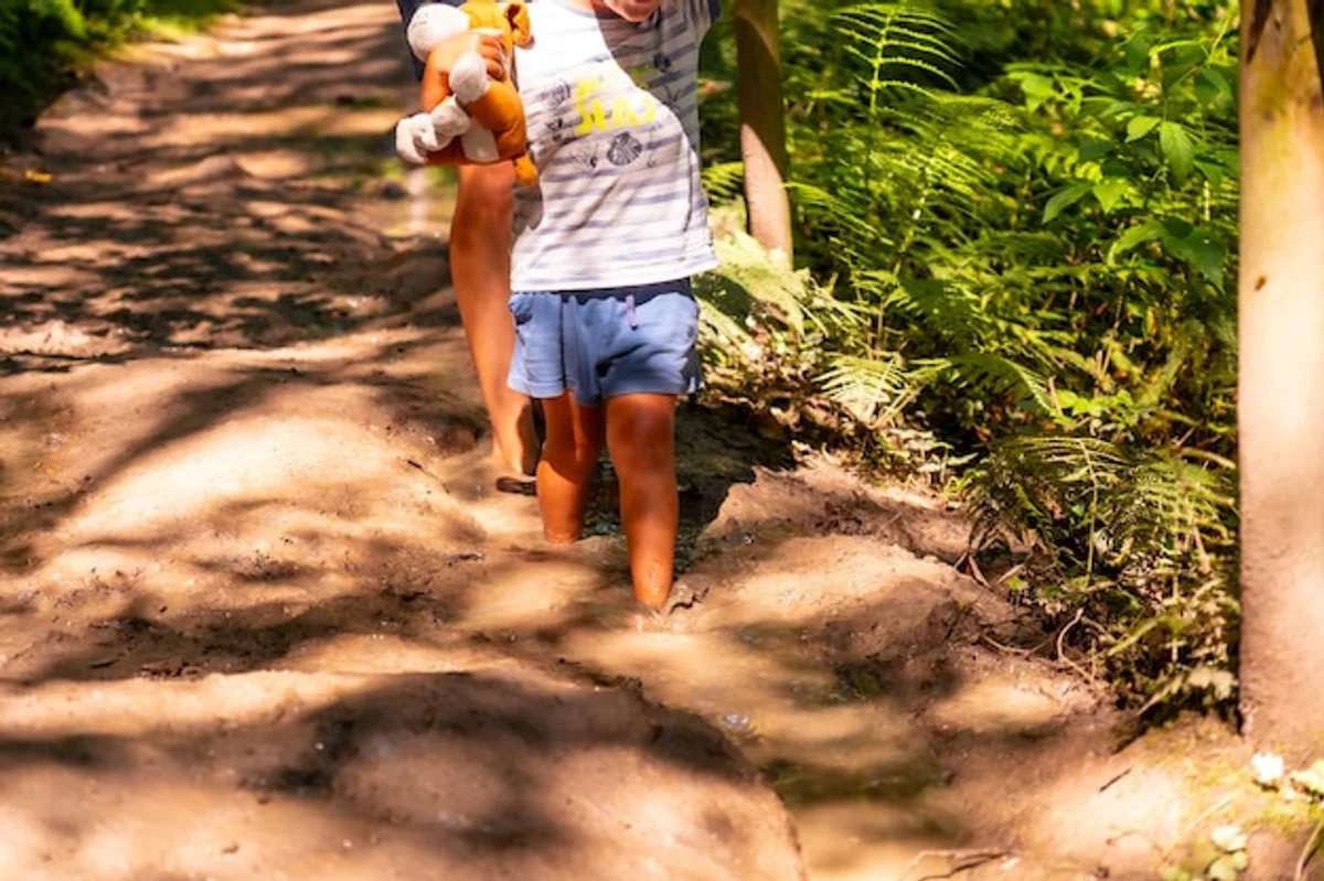 barefoot walking nature Germany