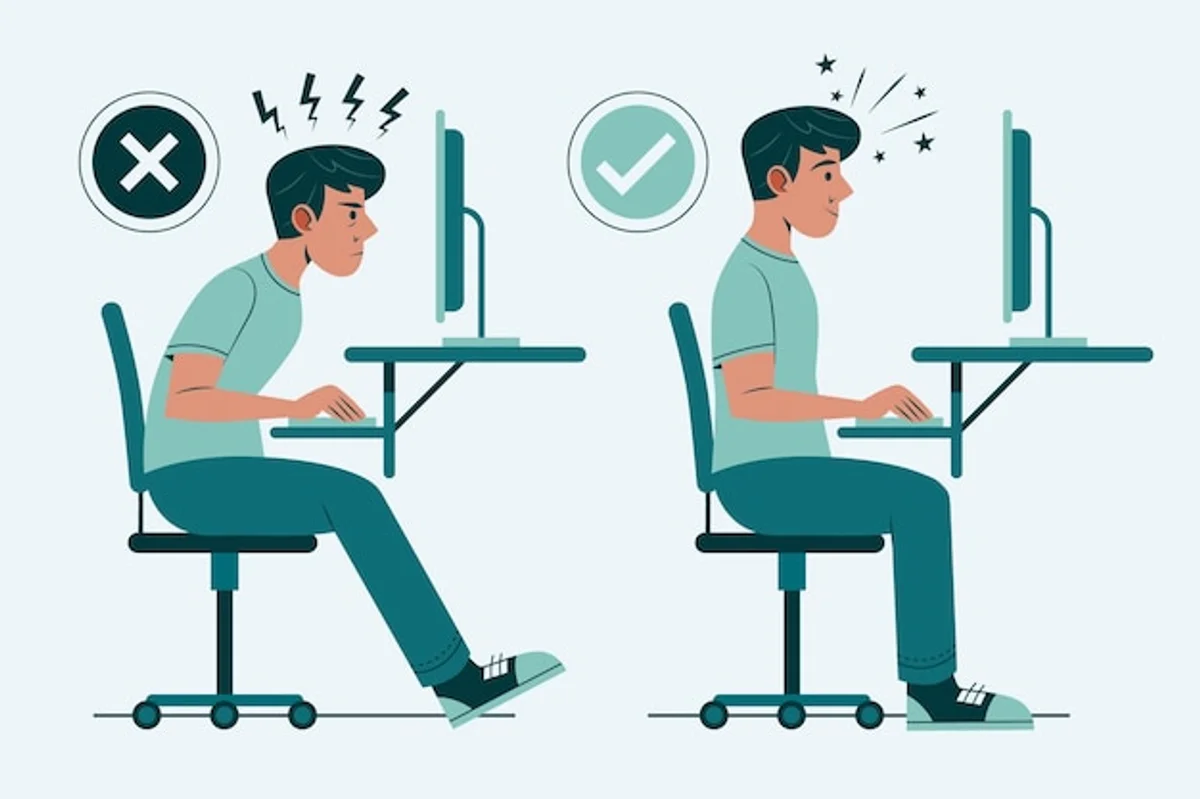 standing vs sitting desk comparison office productivity ergonomics