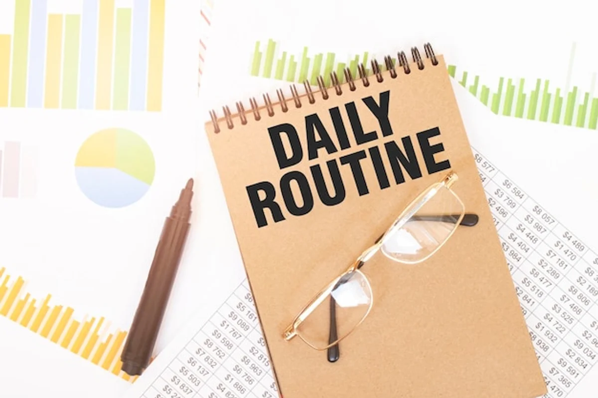 artist daily creative routine notebook