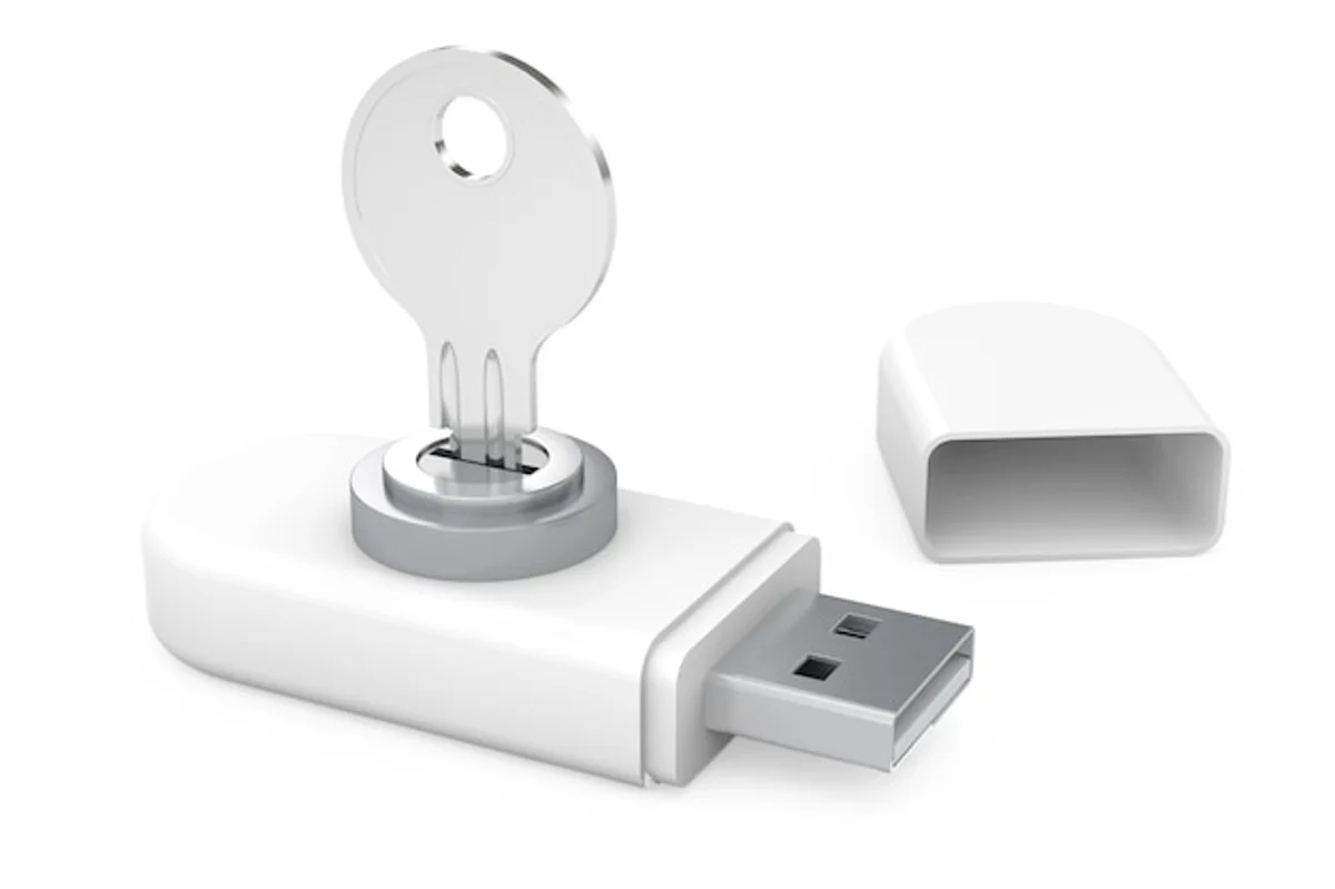 usb stick as security key laptop workplace