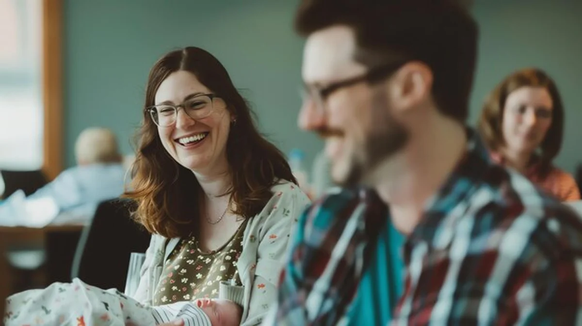 couple starting conversation candid