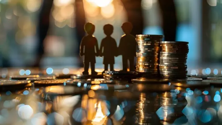 saving money everyday life German home happy family