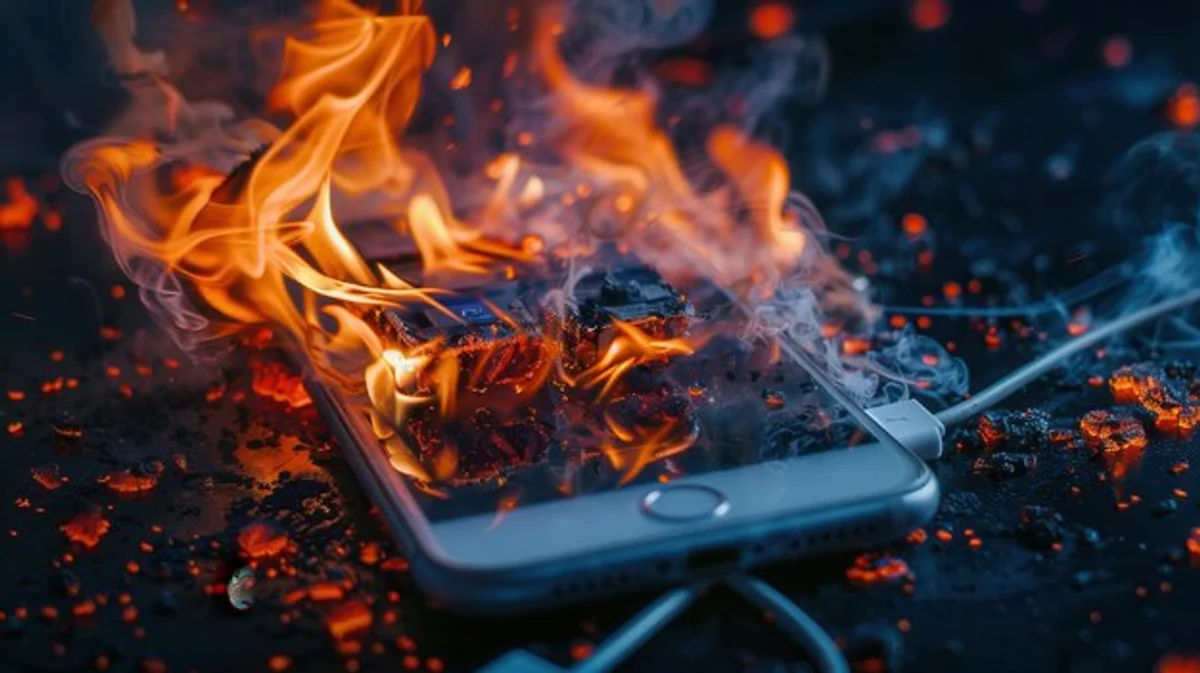 night charging smartphone overheating
