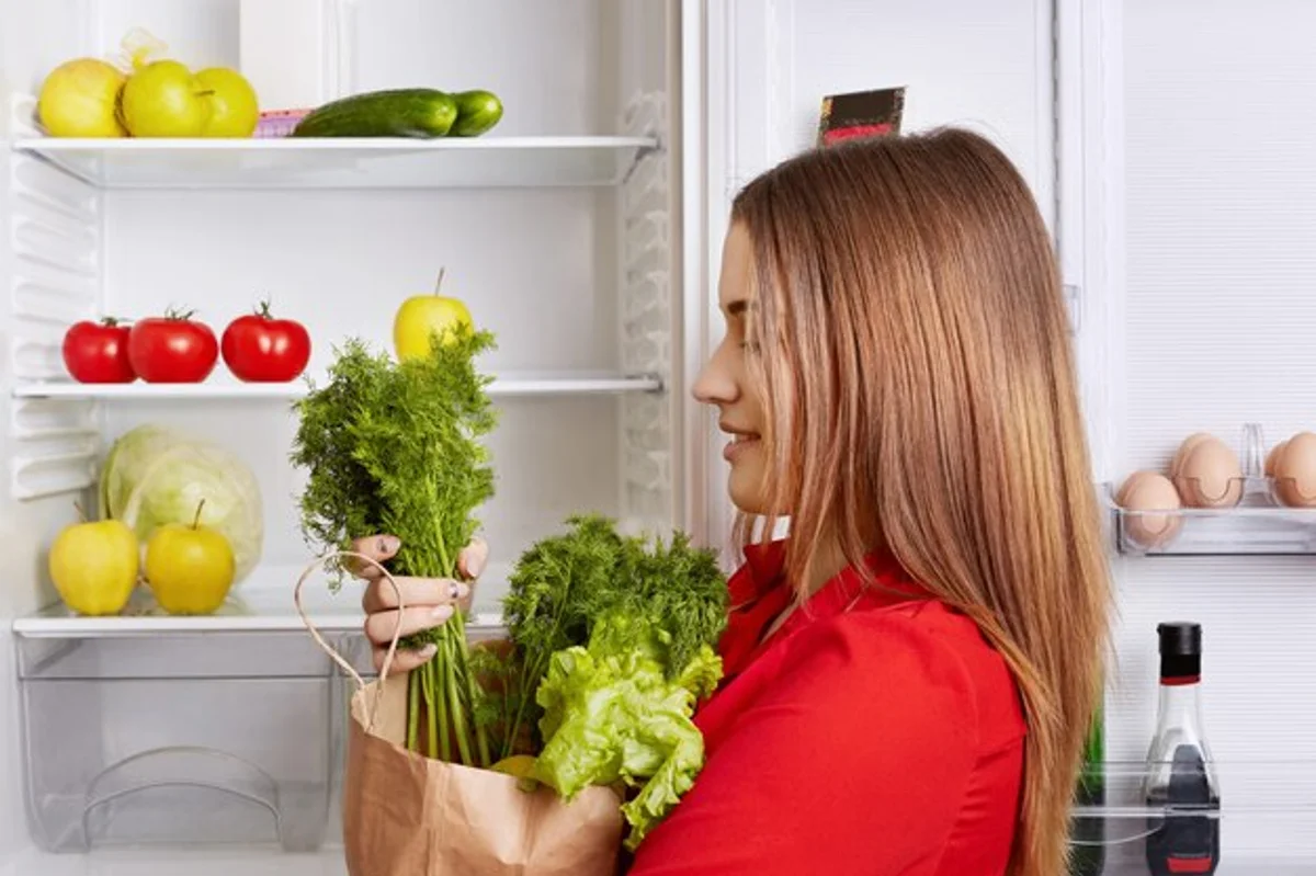 salad storage fresh kitchen paper home fridge
