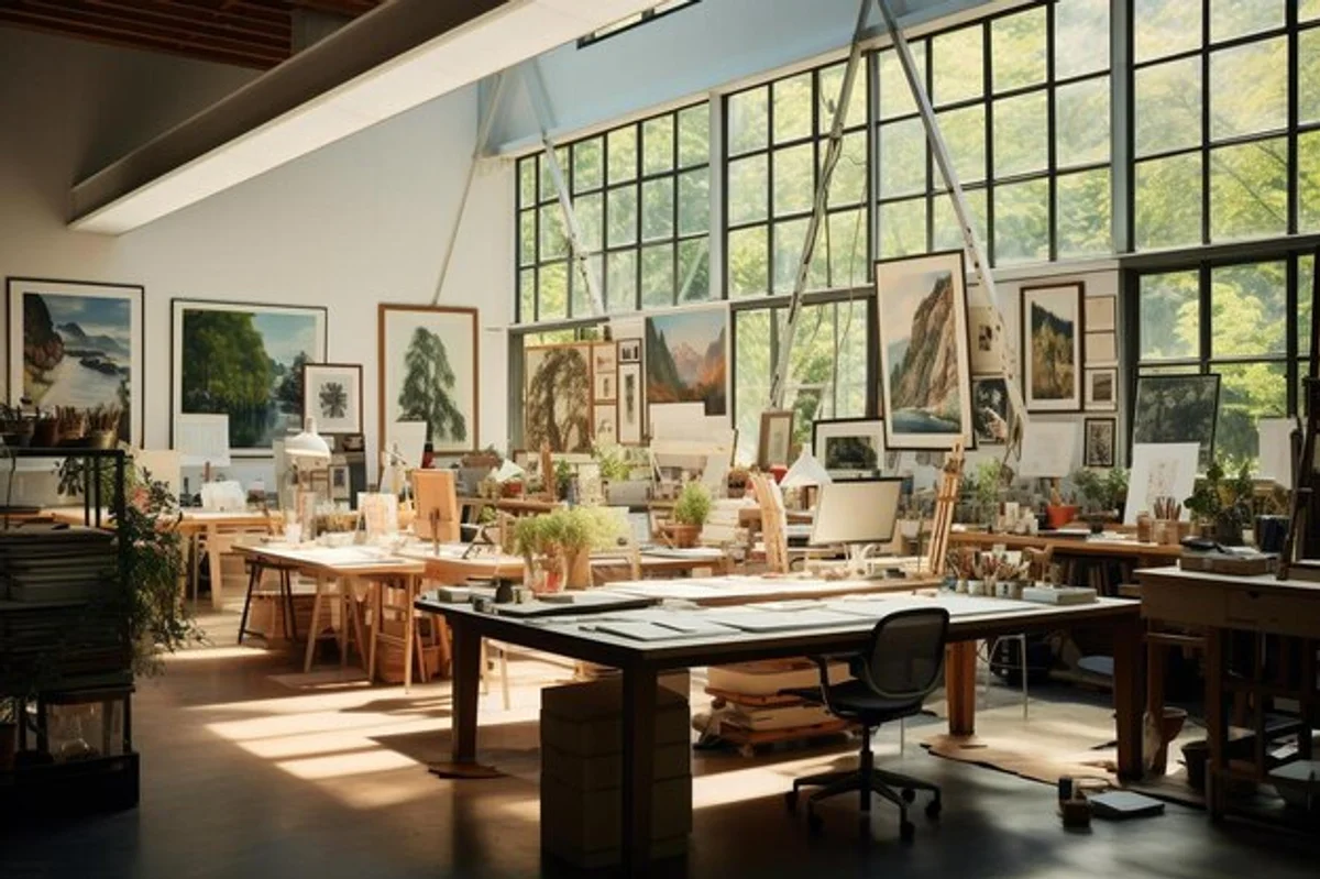 feng shui creative workspace art studio