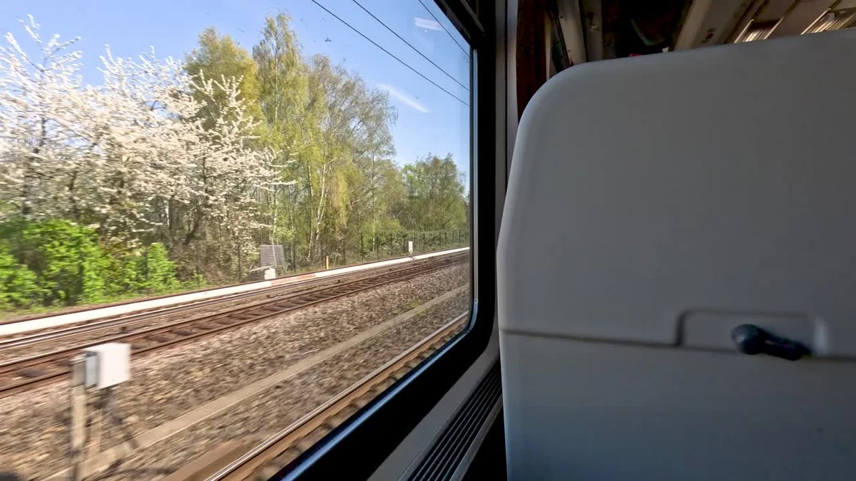 scenic train travel germany countryside