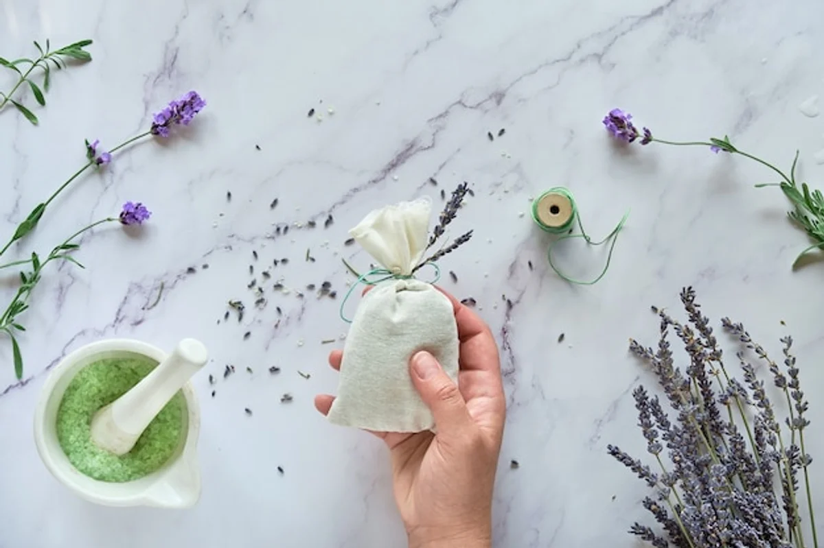 homemade lavender sachet luggage fresh travel idea