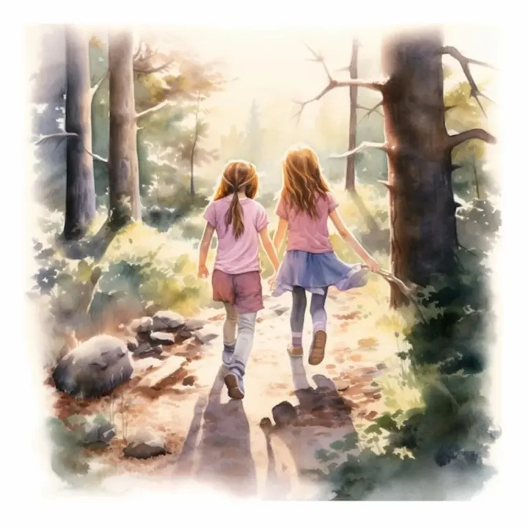 walking in forest creative inspiration craft project