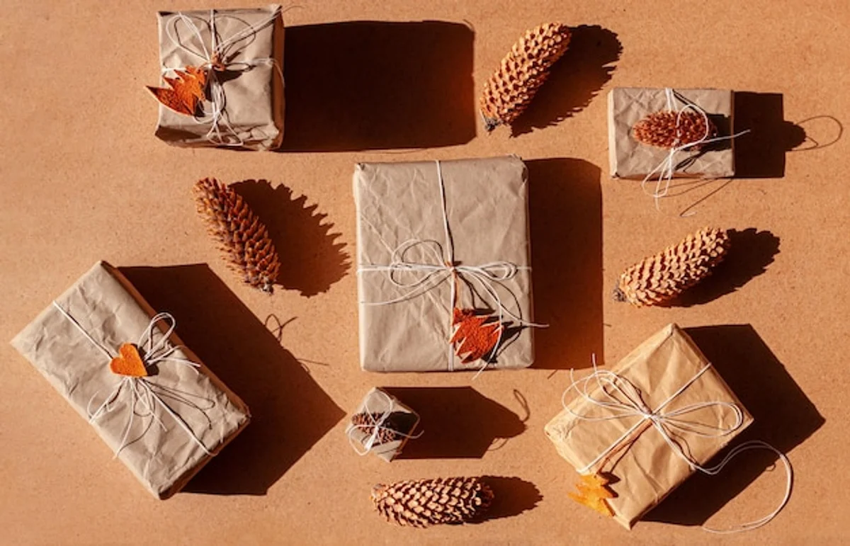 nature craft projects flat lay DIY inspiration