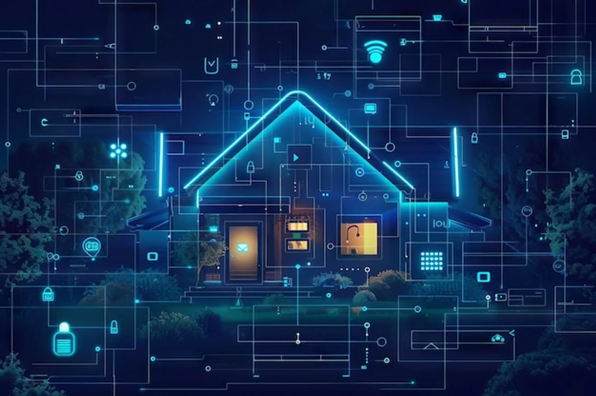 smart home data security illustration